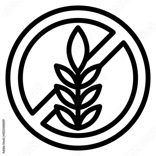 Food Allergy Vector Design Icon Style
