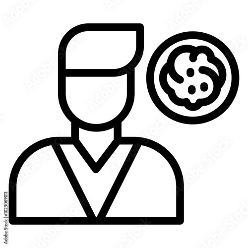 Allergy Specialist Vector Design Icon Style