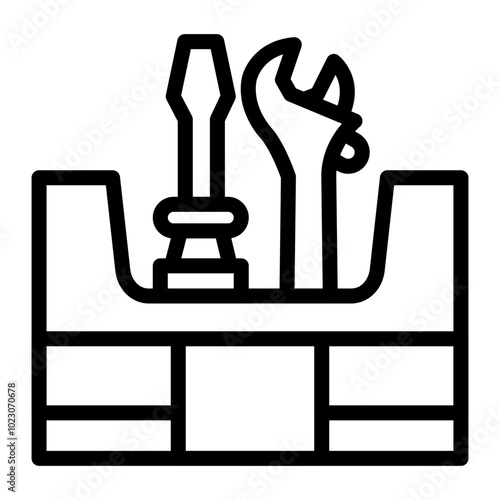 Tool Belt Vector Design Icon Style