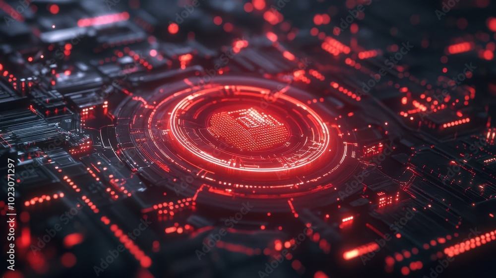 The Digital Circuit in Red The Digital Circuit in Red