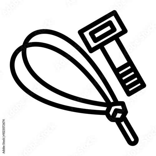 Cable Tie Vector Design Icon Style
