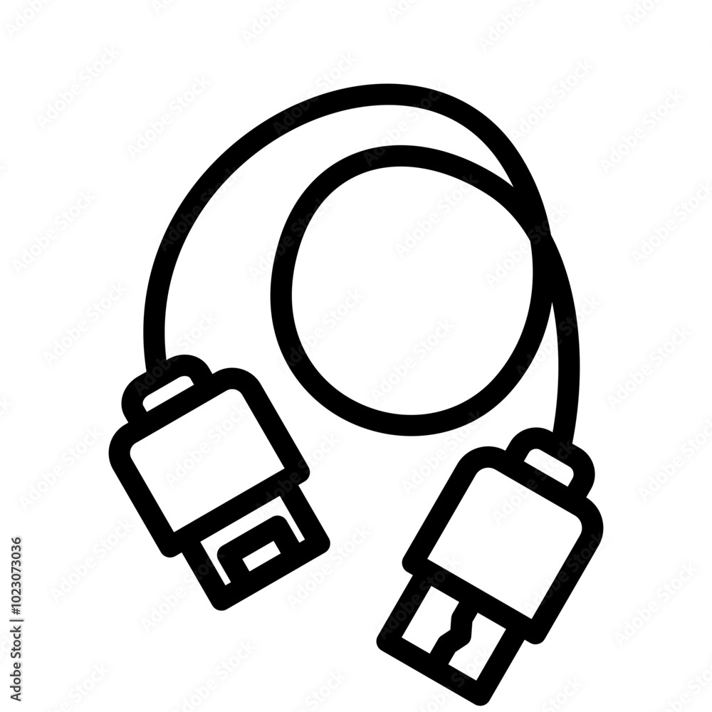 Cable Harness Vector Design Icon Style Cable Harness Vector Design Icon Style