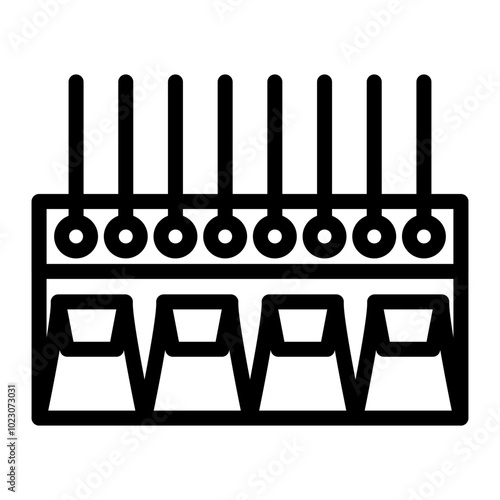 Cable Identification Vector Design Icon Style