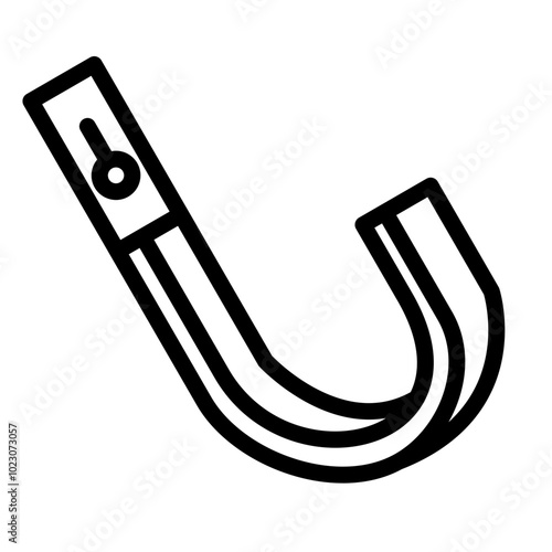 Cable Hanger Vector Design Icon Style