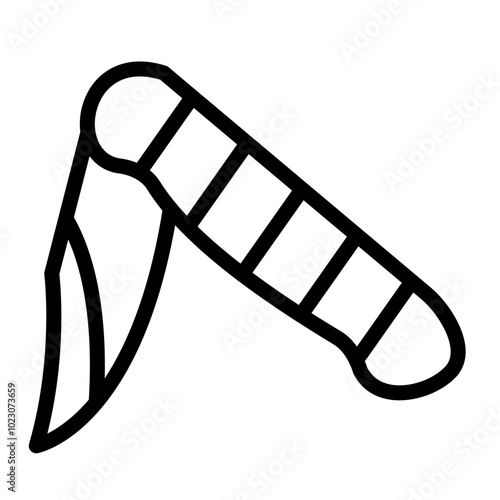 Pocket Knife Vector Design Icon Style