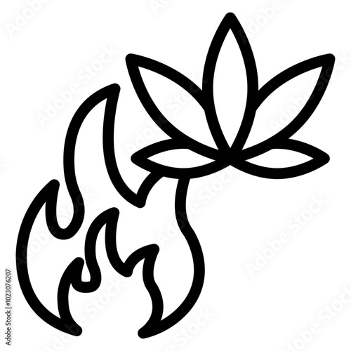 Bliss Blaze Vector Design Icon Style