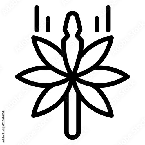 Weed Whiz Vector Design Icon Style