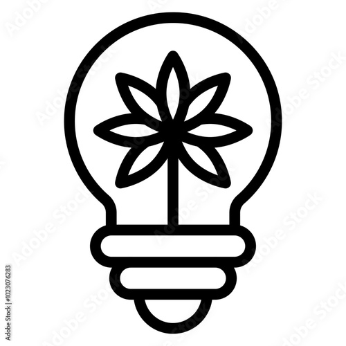 Indica Illumination Vector Design Icon Style