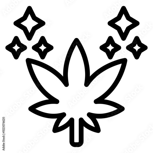 Sativa Sway Vector Design Icon Style