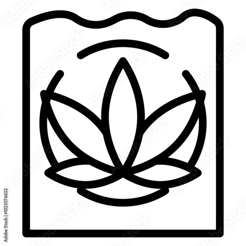 THC Tidal Vector Design Icon Style