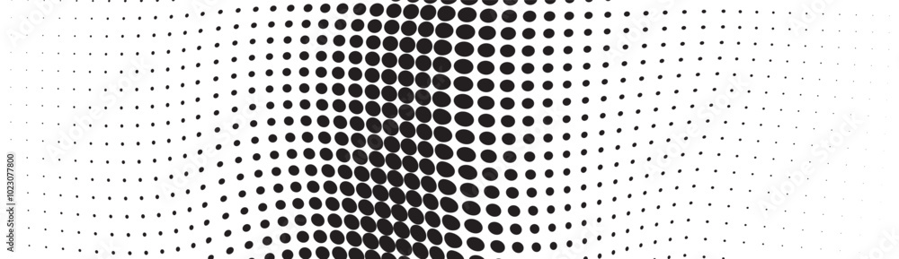 Abstract halftone wave dotted background. Futuristic twisted grunge pattern, dot, circles. Vector modern optical pop art texture for posters, business cards, cover, labels mock-up, stickers layout Abstract halftone wave dotted background. Futuristic twisted grunge pattern, dot, circles. Vector modern optical pop art texture for posters, business cards, cover, labels mock-up, stickers layout