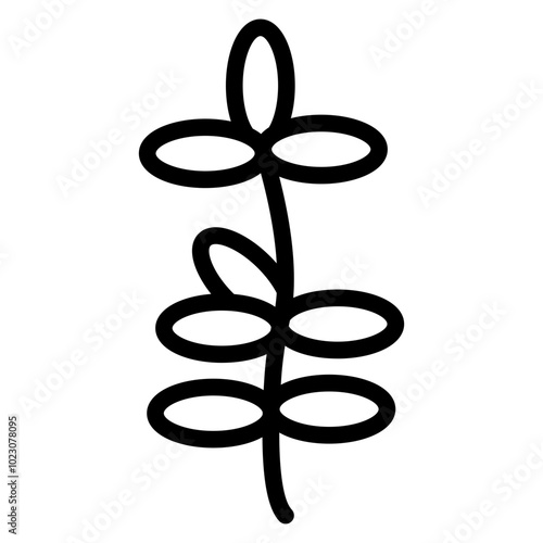 Thyme Vector Design Icon Style