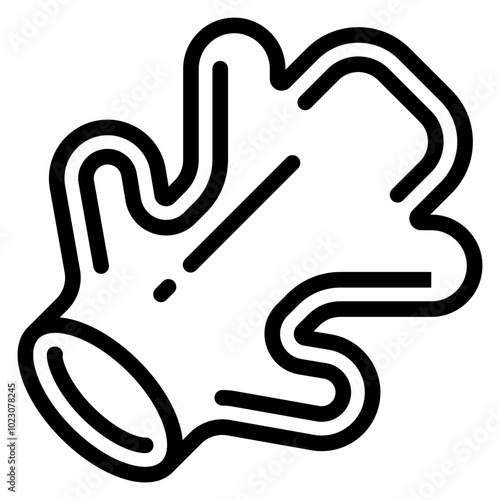 Ginger Vector Design Icon Style