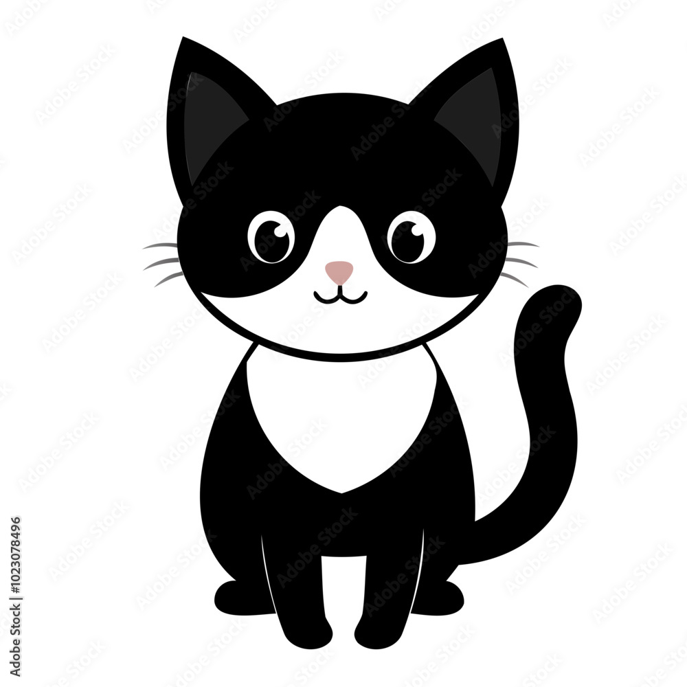 Cute cat black silhouette Vector illustration, cartoon style, suitable for Halloween design, Halloween Silhouette Black cat Cute cat black silhouette Vector illustration, cartoon style, suitable for Halloween design, Halloween Silhouette Black cat