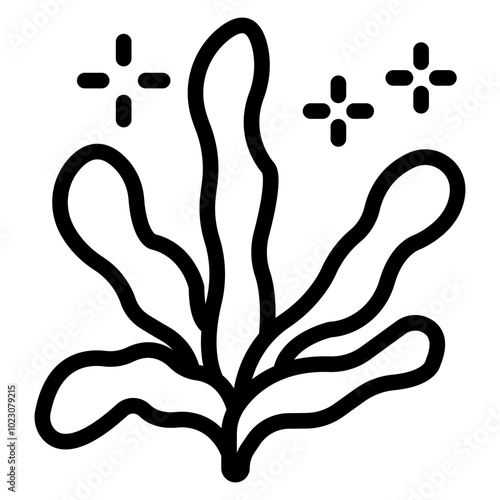 Kelp Vector Design Icon Style