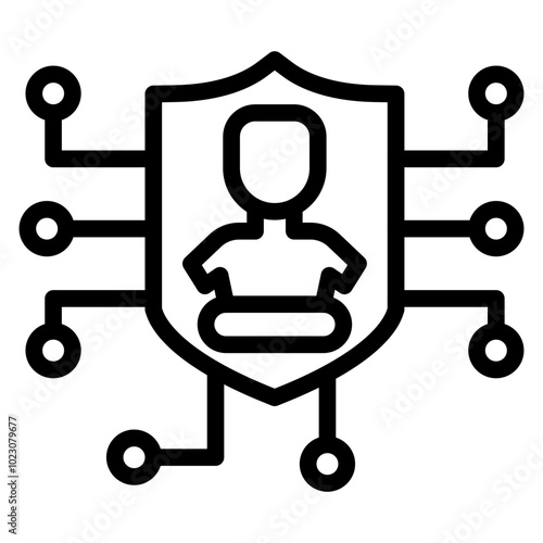 Cyber Sculpt Vector Design Icon Style