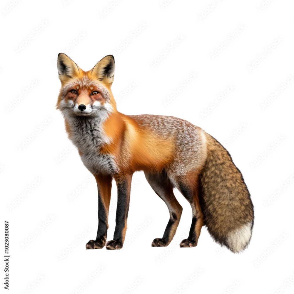 Red Fox isolate transparency background PNG Red Fox isolate transparency background PNG