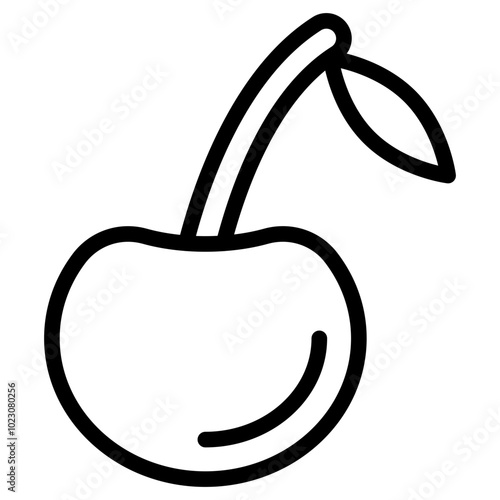 Cherry Couture Vector Design Icon Style