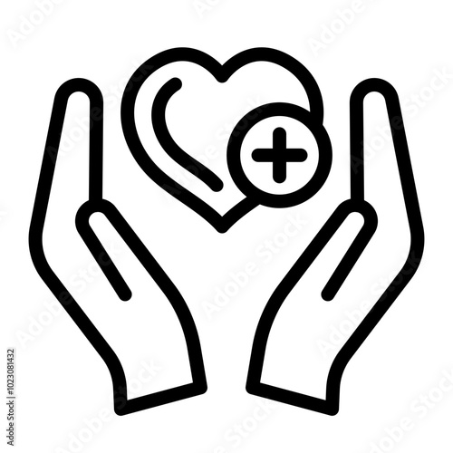 Hope Healer Vector Design Icon Style