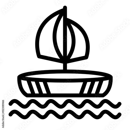 Healing Harbor Vector Design Icon Style