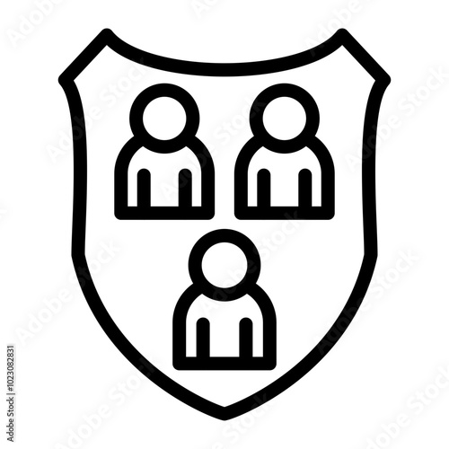 Unity Crest Vector Design Icon Style