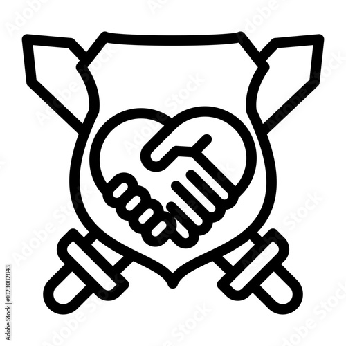 Respect Guardian Vector Design Icon Style