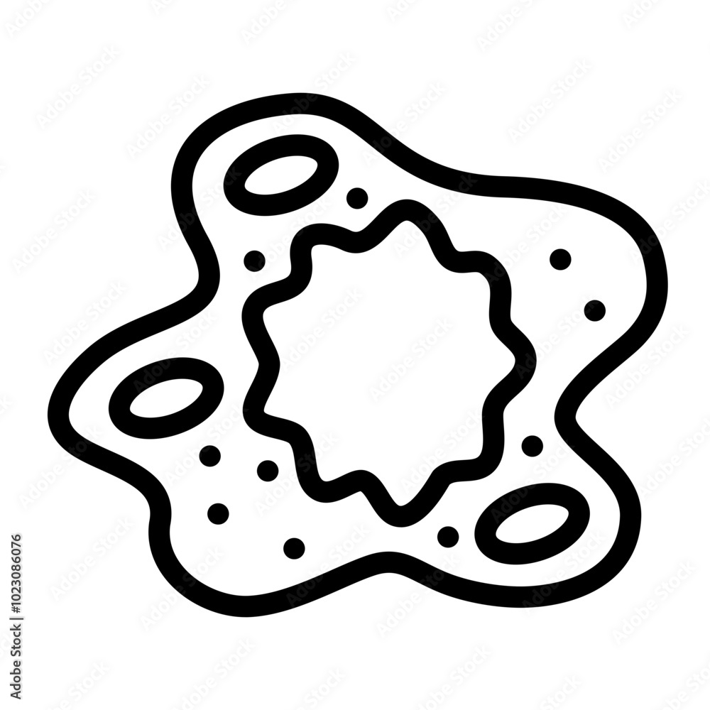 Algae Cell Vector Design Icon Style Algae Cell Vector Design Icon Style