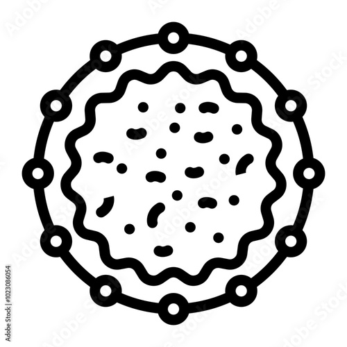 Single-Celled Vector Design Icon Style