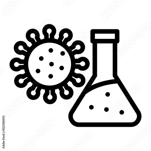Virology Vector Design Icon Style