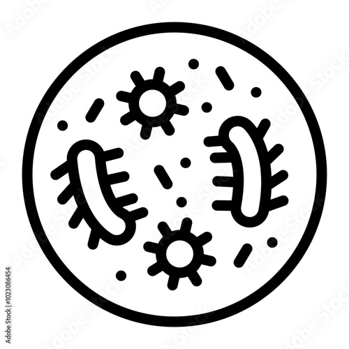 Microorganism Classification Vector Design Icon Style