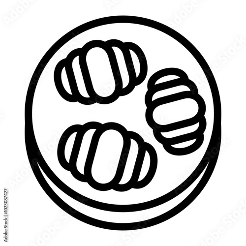 Gnocchi Vector Design Icon Style