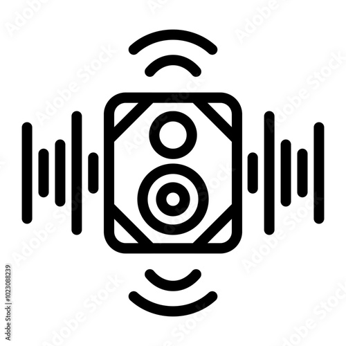 Uptown Echo Vector Design Icon Style