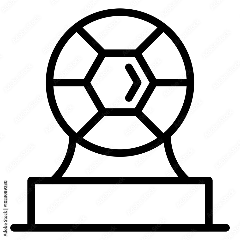 Soccer Sculptor Vector Design Icon Style Soccer Sculptor Vector Design Icon Style