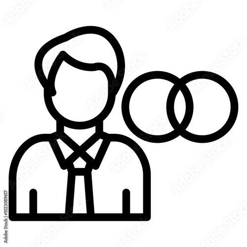 Managerial Maestro Vector Design Icon Style