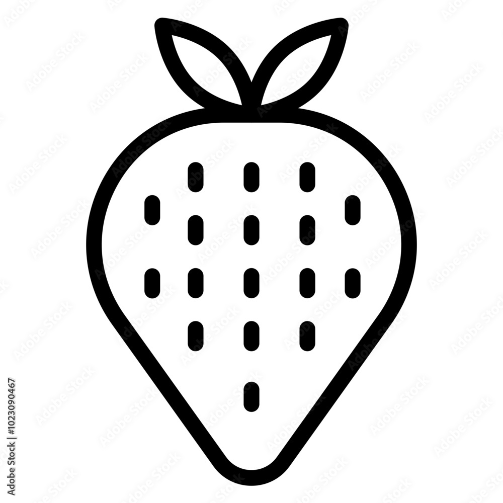 Strawberry Vector Design Icon Style Strawberry Vector Design Icon Style
