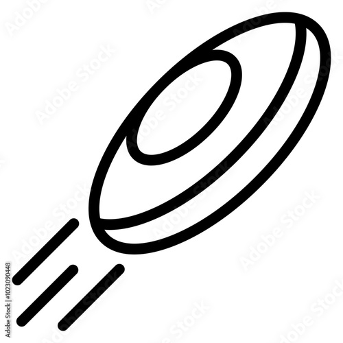 Frisbee Vector Design Icon Style