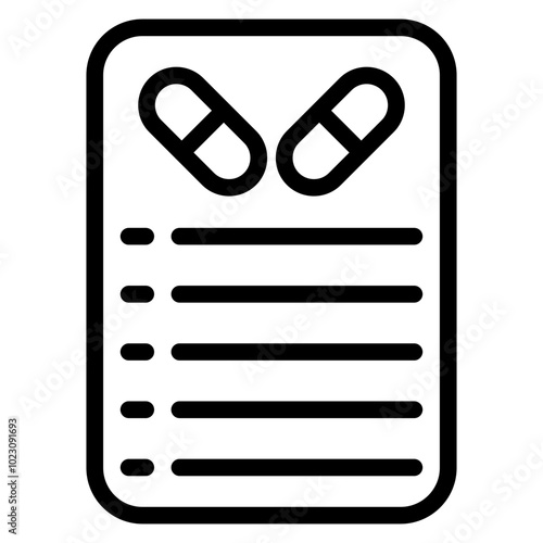 Medication Management Vector Design Icon Style