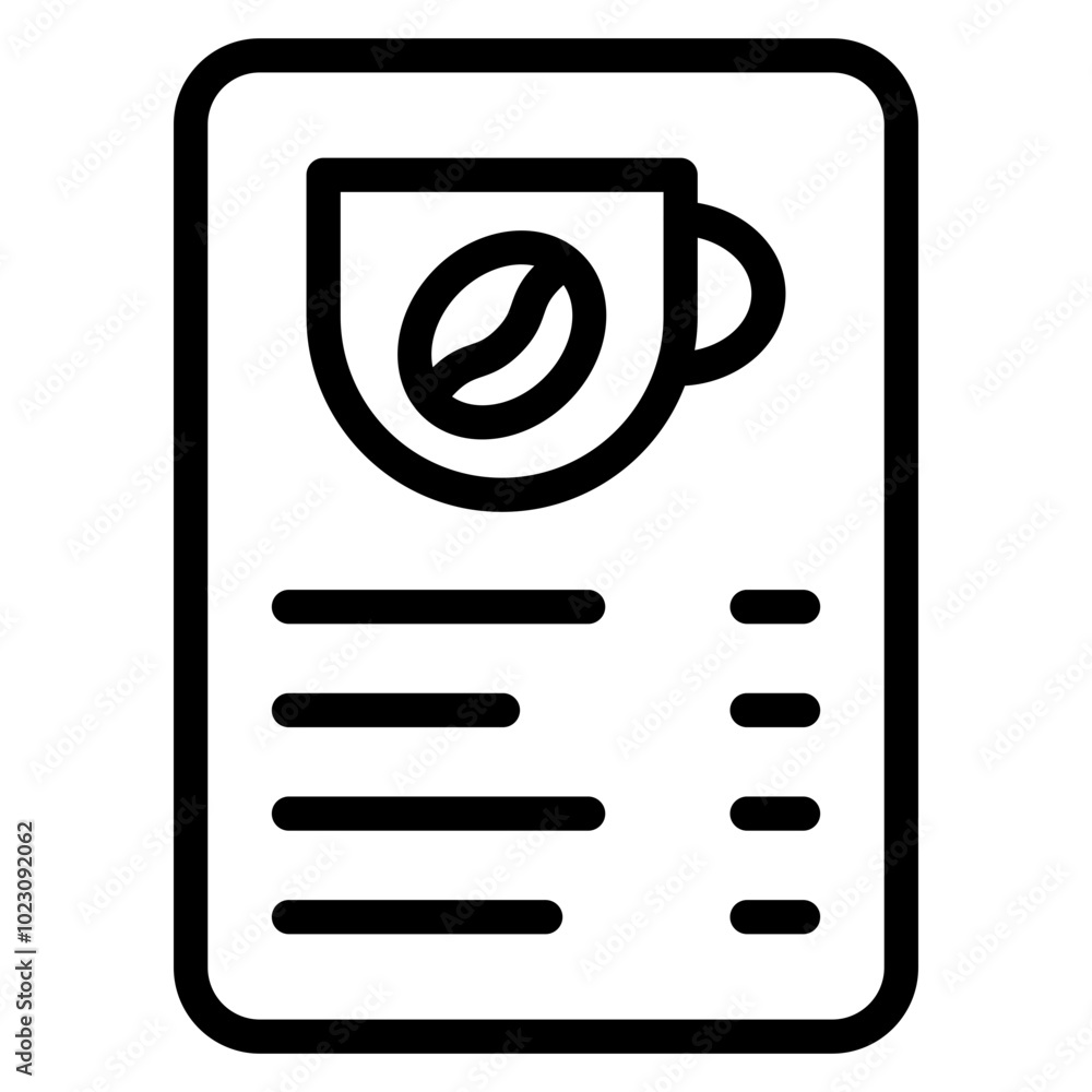 Menu Board Vector Design Icon Style Menu Board Vector Design Icon Style