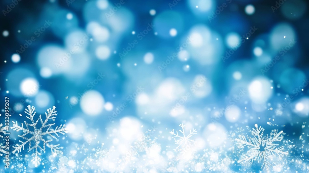 Blue new year banner Blue new year banner