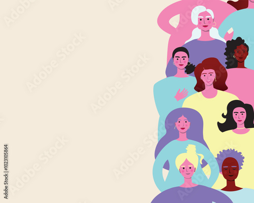 Afro dad or adoptive father with adopted toddlers as family leisure concept, flat vector stock illustration with fatherly care