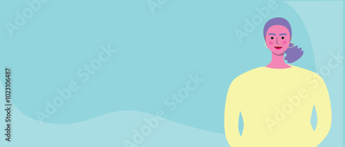 Afro dad or adoptive father with adopted toddlers as family leisure concept, flat vector stock illustration with fatherly care