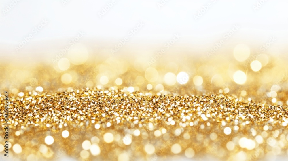 The Golden Glitter Background The Golden Glitter Background
