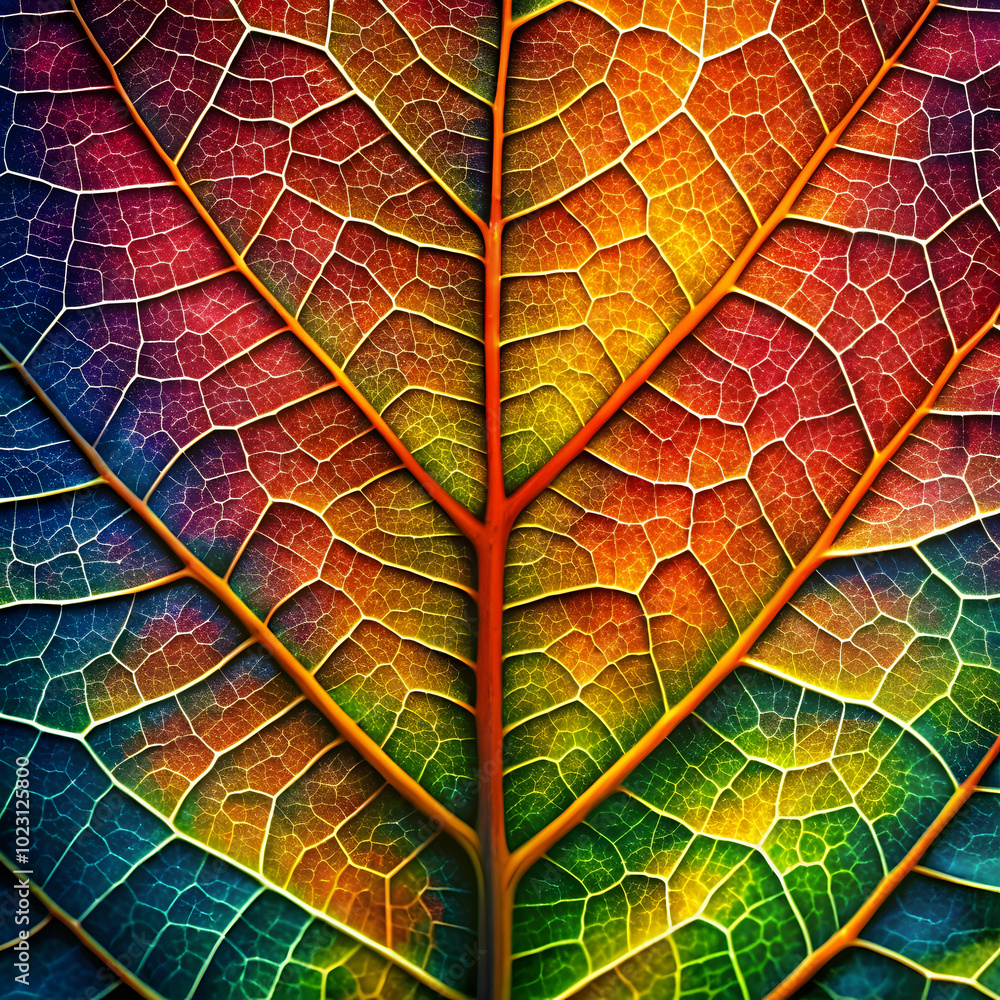 Obraz premium free photo abstract autumn beauty in multi colored