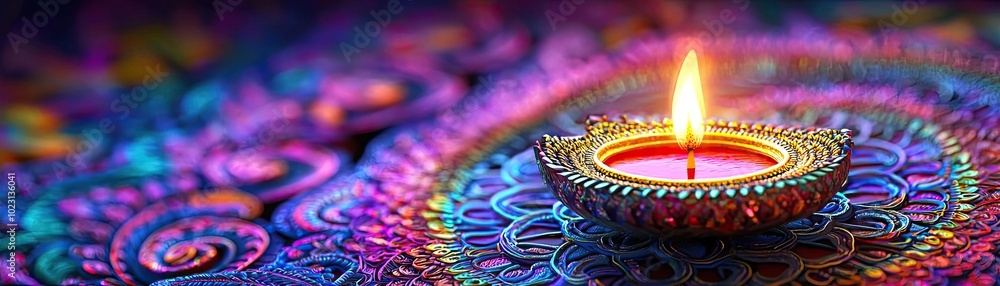 Vibrant and intricate design featuring a lit candle on colorful fabric, creating a warm and inviting atmosphere. Vibrant and intricate design featuring a lit candle on colorful fabric, creating a warm and inviting atmosphere.