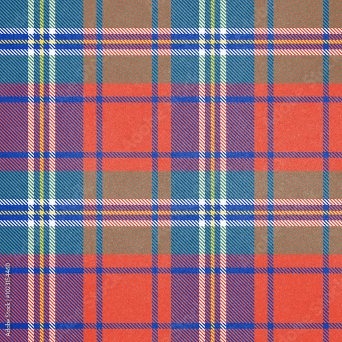 Vintage Plaid Seamless Pattern