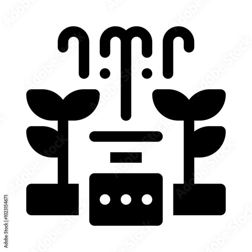 Irrigation System glyph icon