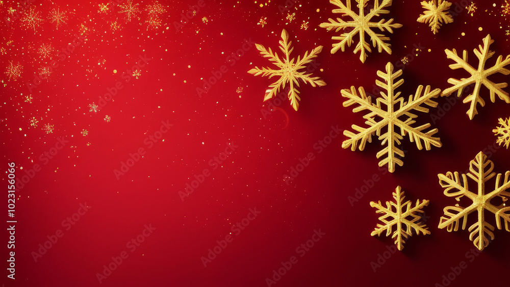 a red background with snowflakes and snowflakes. a red background with snowflakes and snowflakes.
