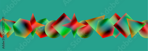 Fluid color geometric shapes abstract background. Vector Illustration For Wallpaper, Banner, Background, Card, Book Illustration, landing page