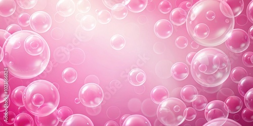 Pink background with bubbles floating around, pink, background, bubbles, vibrant, colorful, pastel, soft, whimsical, playful