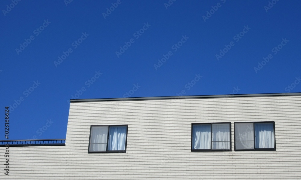 青空と建物 青空と建物